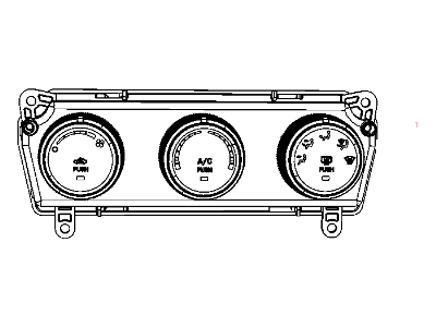 Jeep 55111167AF CONTROL A/C And Heater