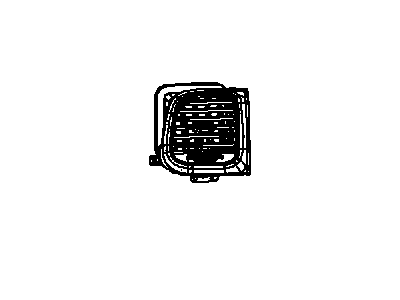 Mopar 1UE22DX9AB Outlet A/C & Heater Outboard