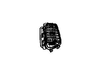 Mopar 1UE20DX9AB Air Outlet, Center Passenger Side