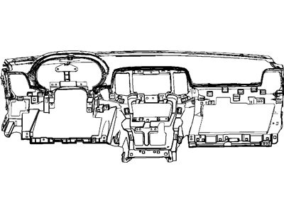 Mopar 1TH33DX9AB Instrument Panel Base Panel