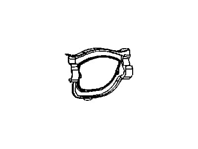Dodge 1QD11DX9AB GAP HIDER Steering Column Shroud
