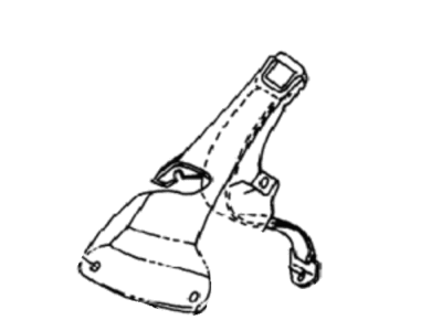 1993 Dodge Ram Wagon Seat Belt - L837EX9