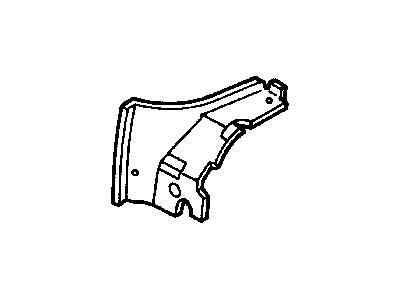 Dodge 4580447AE EXTENSION Body Side Sill Inner