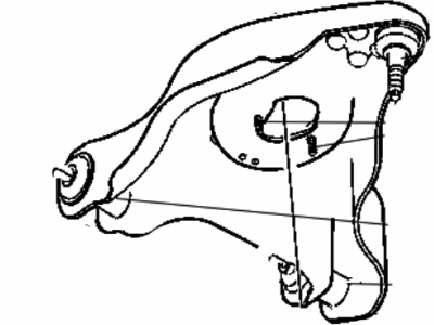 2004 Dodge Ram 1500 Control Arm - 5290560AA