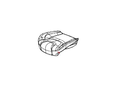 Jeep 5VG68DX9AC COVER Front Seat Cushion