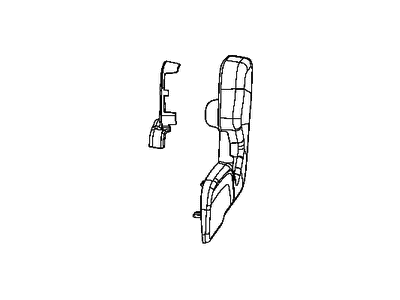 Chrysler 5RT65DX9AB SHIELD Seat Inboard Assembly Includes Inner And Outer Shields