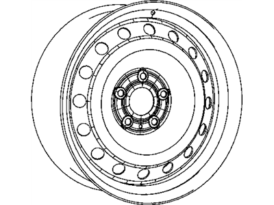 Ram 5290568AA WHEEL Steel