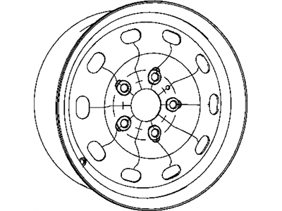 Ram 52110457AB WHEEL Steel