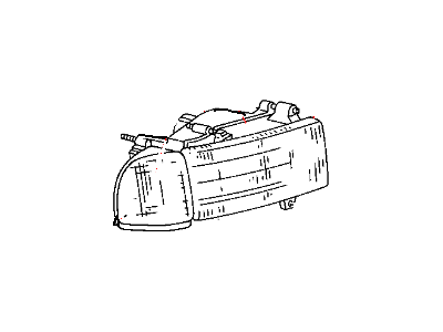 Dodge 55077042AC HEADLAMP