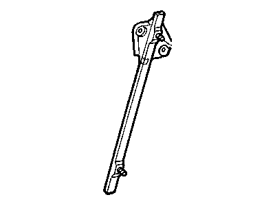 Chrysler 4724278AB CHANNEL FRONT DOOR GLASS REAR WITH LIFTPLATE