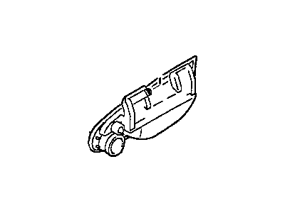 Chrysler MR712044 HANDLE Front Door Exterior