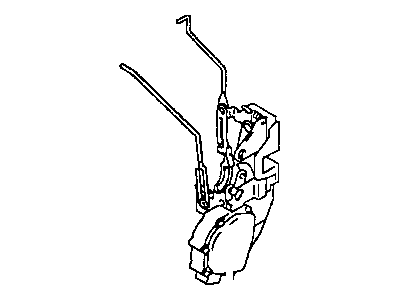 Chrysler MR199135 LATCH Front Door