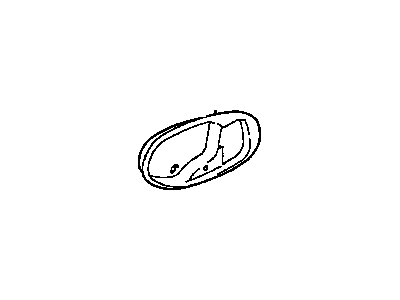 Chrysler MR712817 COVER, Front Door Inside Handle, Left