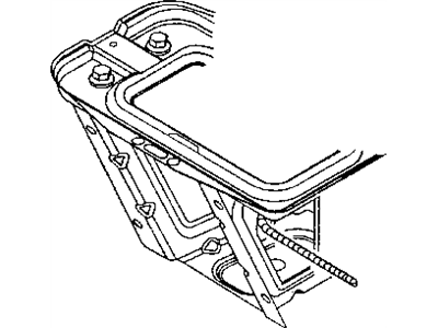 Jeep Wrangler Battery Tray - 55174782AB