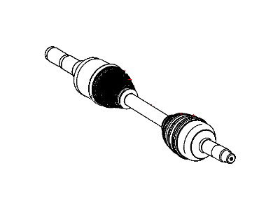 Jeep 52104590AA SHAFT Axle Half