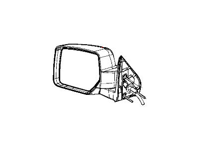 2008 Jeep Liberty Car Mirror - 57010098AB