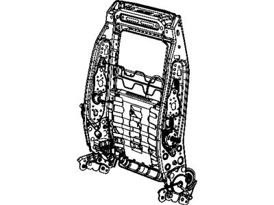 Ram 4610152AB FRAME Front Seat Back