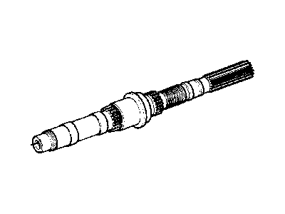 Dodge 5080995AA MAINSHAFT Transfer Case