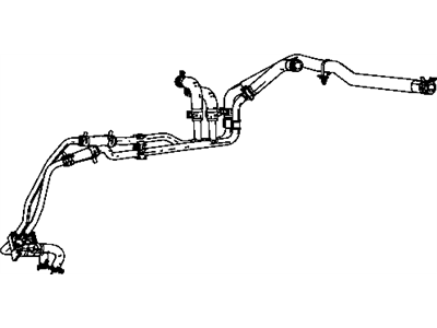 Dodge 5058879AH HOSE AND TUBE Heater Supply And Return