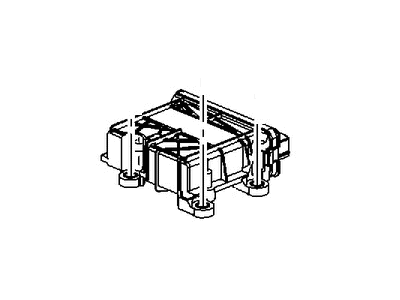 Jeep Wrangler Air Bag Control Module - 68046204AD