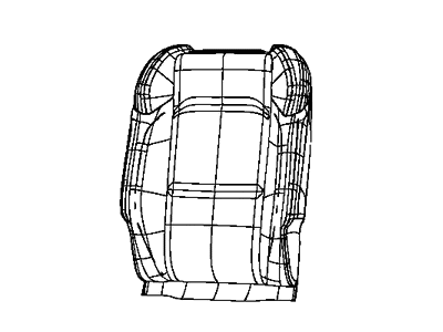 Jeep 6PW72VT9AH COVER Front Seat Back