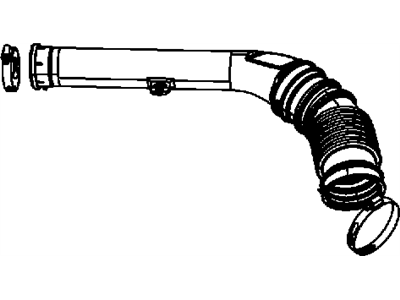 Chrysler Sebring Air Intake Coupling - 4891853AB