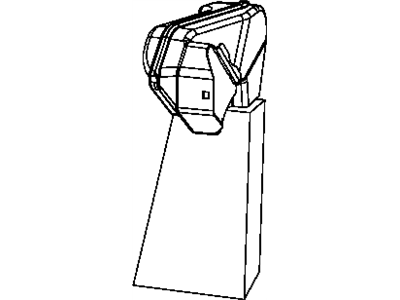 Jeep 55111301AA DUCT Floor Distribution