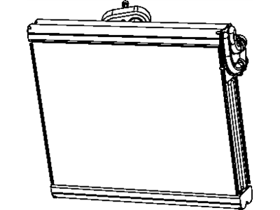 Jeep 68154897AB EVAPORATOR Air Conditioning Includes: Expansion Valve Mounting Bolts