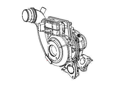 Jeep 68148161AA TURBOCHARGER