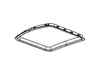 Ram 1JN981DAAA TRIM LACE Sunroof