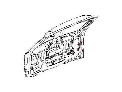Jeep 55396445AB LATCH Liftgate Glass