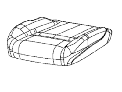 Dodge 5XZ321X6AB COVER Front Seat Cushion