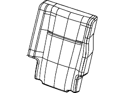 Dodge 68100255AA FOAM Seat Back