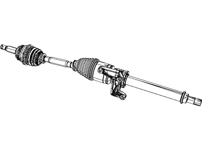 Dodge Caliber Axle Shaft - 5105658AD