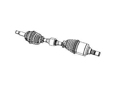 Dodge Caliber Axle Shaft - 53010357AD