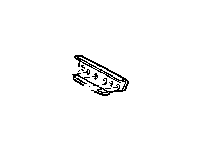 Dodge 55274863 BRACKET Rear Bumper
