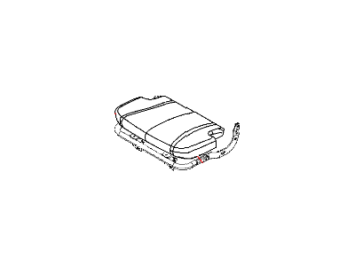 Jeep 1JP171UYAA COVER Rear Seat Cushion Right and Left