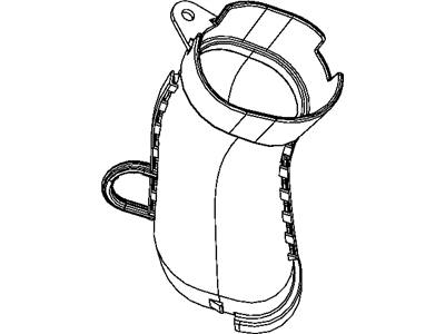 Mopar 68024411AA Air Hose, Front