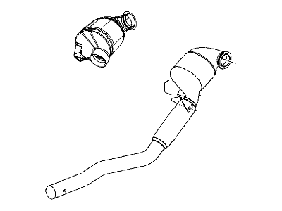 Jeep Compass Catalytic Converter - 68029398AD