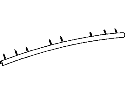 Jeep 55360066AD SEAL Hood To Radiator