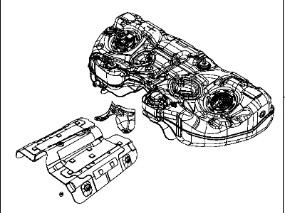Chrysler 68166634AA TANK Fuel