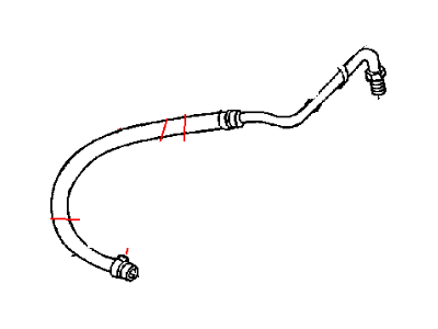 Dodge 52110300AA HOSE Power Steering Return