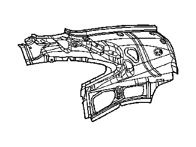 Chrysler 5096771AA PANEL Quarter Inner