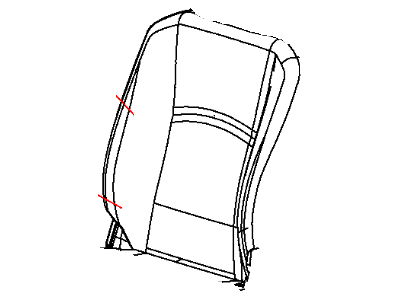 Ram 5MV71LA8AA COVER Front Seat Back