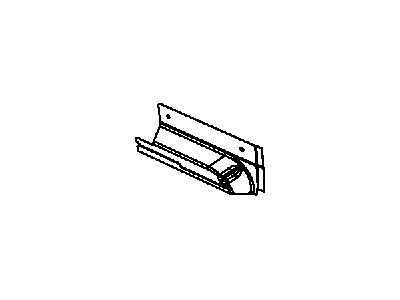 Mopar 68027716AA Rear Bracket, Passenger Side