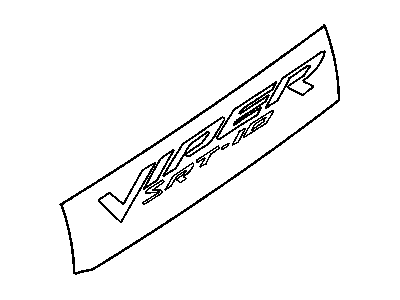 Dodge WN81XZAAC DECAL Viper SRT-10