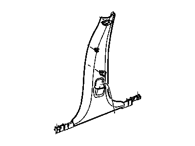 Chrysler RC20TL2AG MOLDING B Pillar