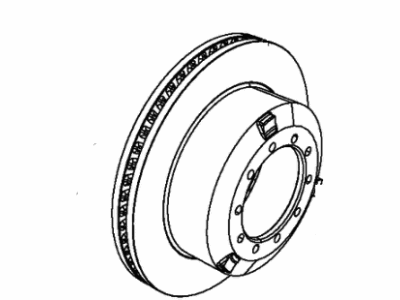 Mopar 2AMV4125AB Rotor Brake Rear