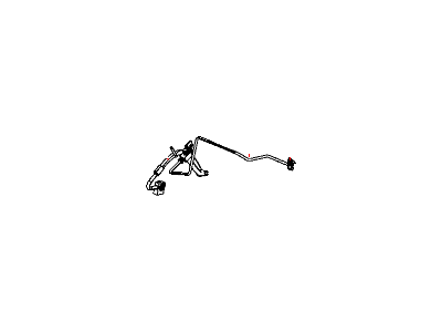 Mopar 52089995AE Tube Brake Rear Crossover