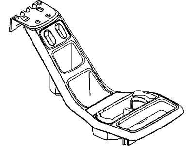 Dodge UE151L5AD PLATE Floor Console